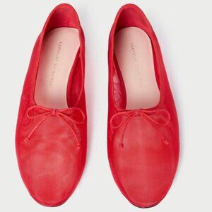 Loeffler Randall Landon Red Mesh Ballet Flat